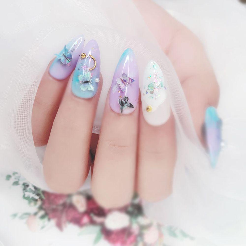 Sequin Serpihan Salju Untuk Dekorasi Nail Art