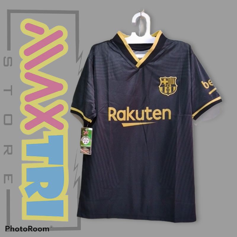 Jersey Bola Barcelona Fc Away 2020/2021 Jersey sevenstar