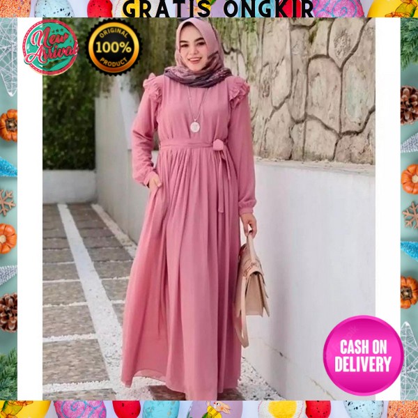 Drees Wanita Dewasa Bsju Syari Murah Meriah Ghamis Cewek Premium Games Remaja Terbaru Buju Muslimah 