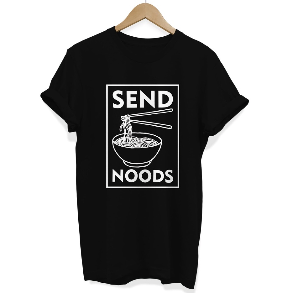 Tshirt Send Noods Black Premium Unisex