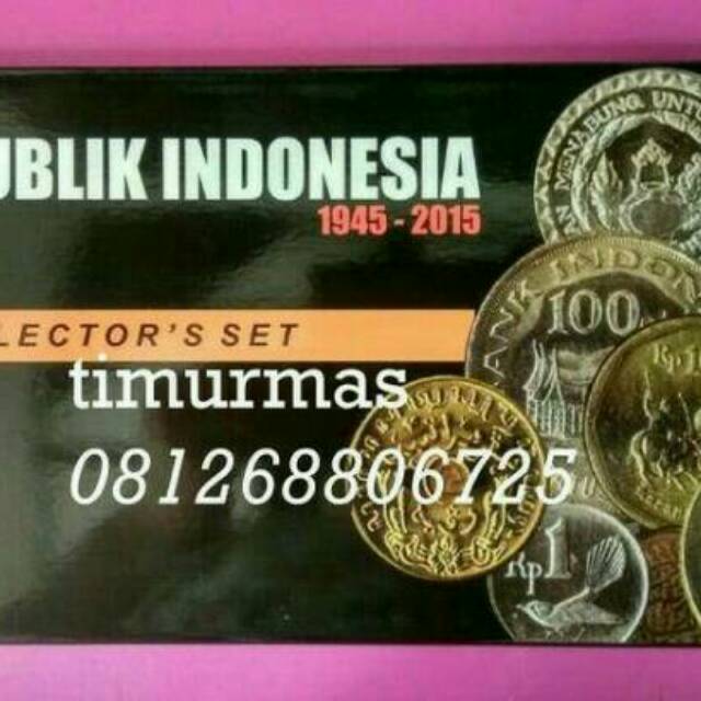 Uang Kuno Set Koin Indonesia dalam Folder