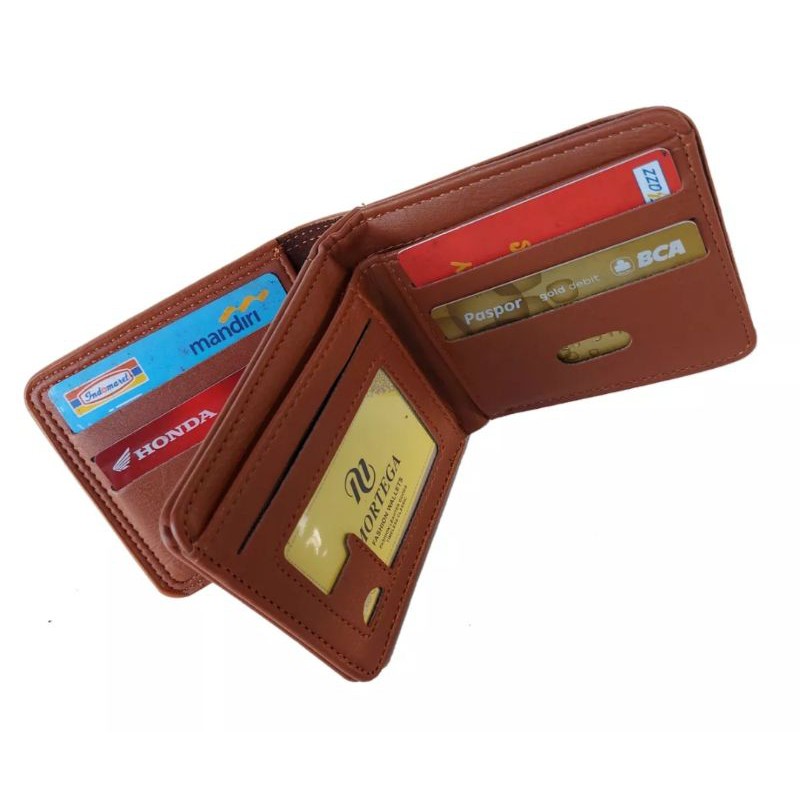 Dompet Kulit Pria Dompet Lipat Size 5 Inchi Dompet Bifold