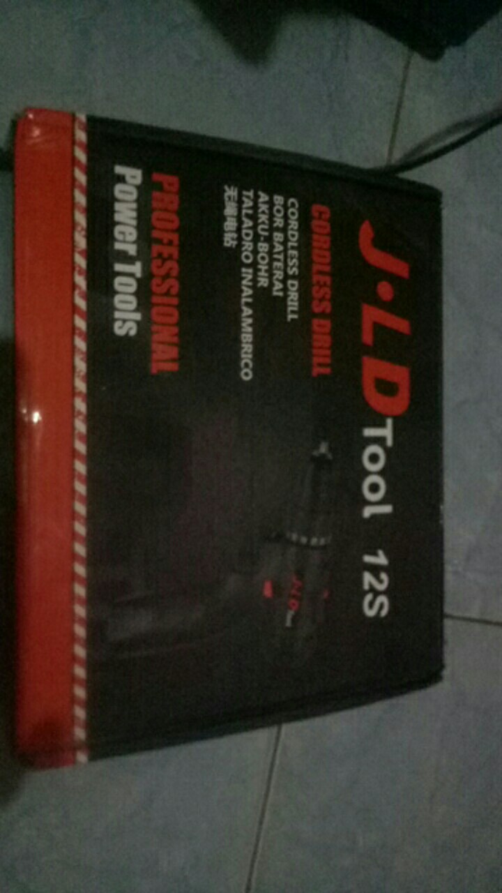 Bor Baterai Jld Hitam 12s Cordless Drill