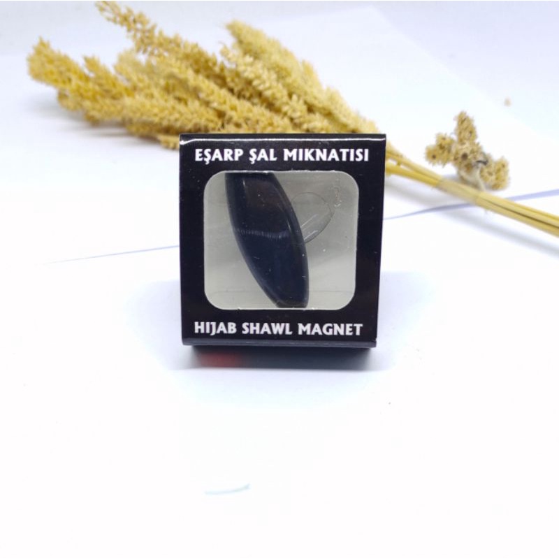 Bros pin kapsul BROS JILBAB Oval / BROS DAGU  Oren Turkey-Hitam