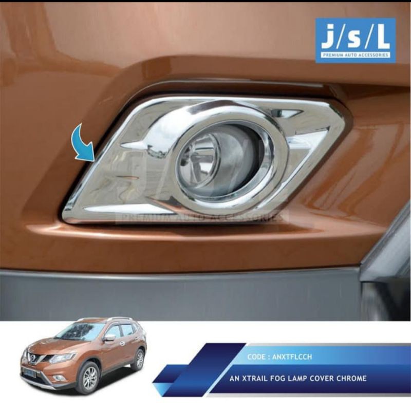 cover foglamp all new XTrail chrome jsl