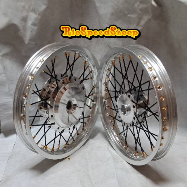 Velg Vario, Scoopy, Beat Ring14 Velg Silver JariJari Hitam