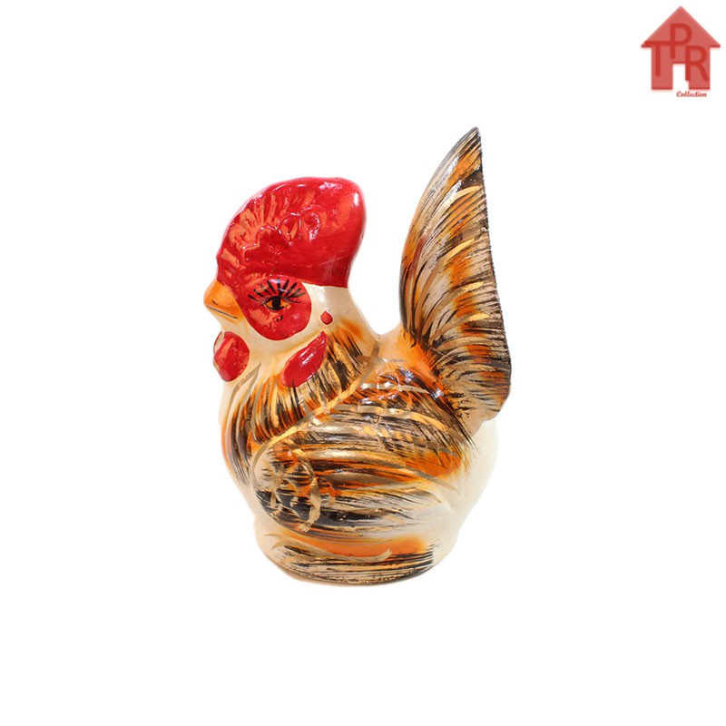Gerabah | Celengan Ayam Jago Tradisional T34 / size - M