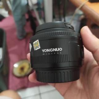 lensa YONGNUO 50mm f1.8 for canon-lensa fix bokeh
