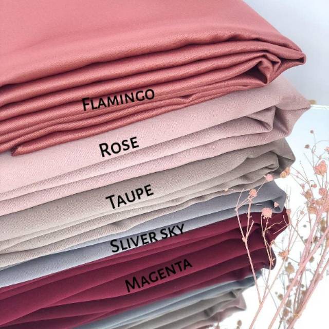 Hijab Voal Silky Syar'i by Hijasmita Voal Polos Premium 2 Sisi 140 x 140