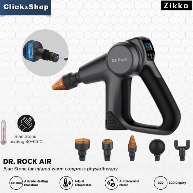 Zikko Dr Rock Air Massage Gun Bian Stone Far Infrared - Grey