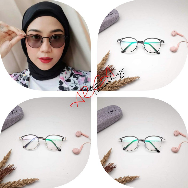 [COD] KACAMATA LENSA PHOTOCROMIC BERUBAH WARNA VINTAGE NEW PRODUCT WANITA PRIA HIGH QUALITY