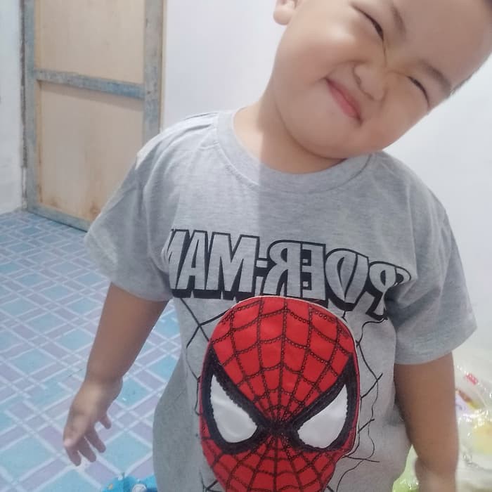 baju spiderman nyala nyala