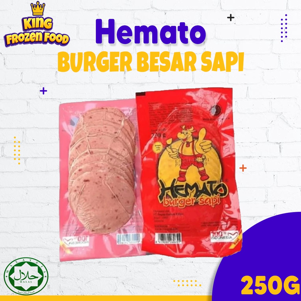 Hemato Burger Sapi Kecil Isi 20Pcs