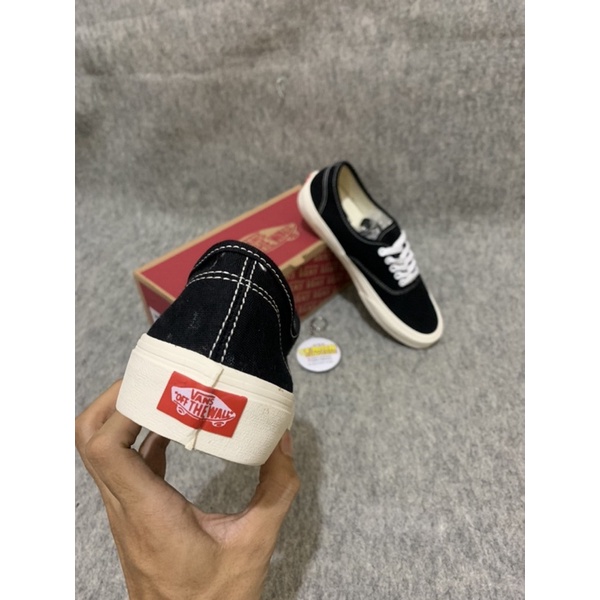 SEPATU V4NS AUTHENTIC BLACK WHITE OG SEPATU PRIA WANITA PREMIUM WAFFLE DT/IFC