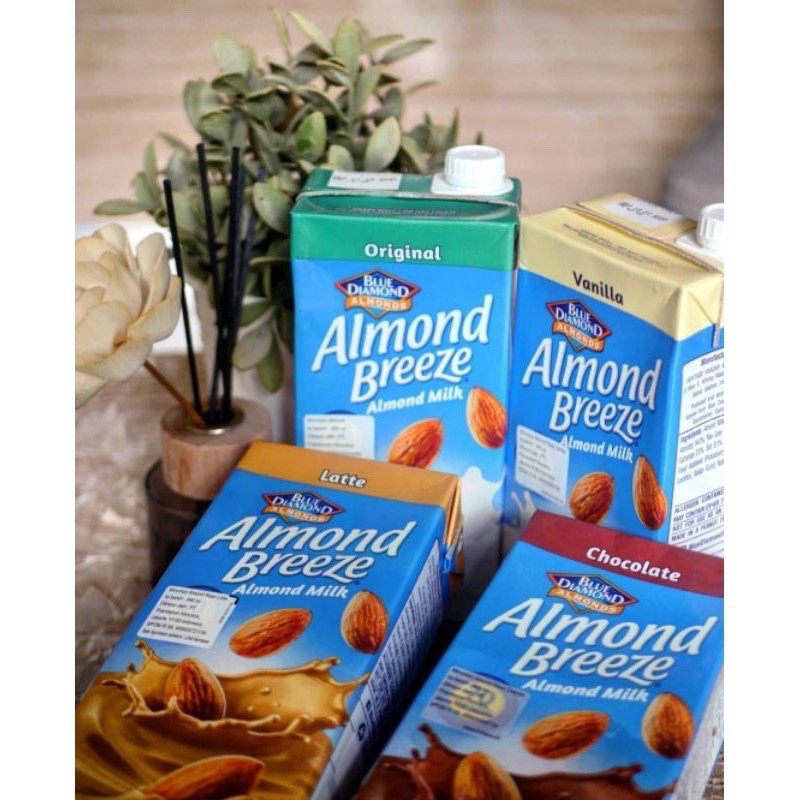 

Almond Breeze Almond milk blue diamond - susu almond blue diamond - susu almond cair - asi booster