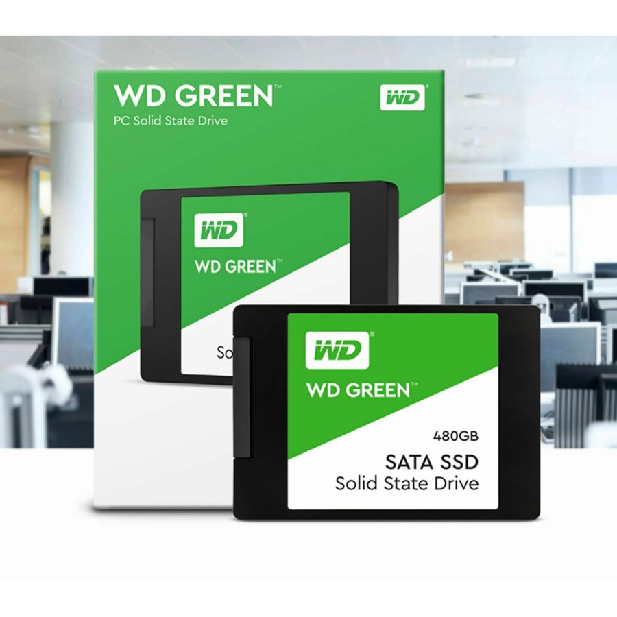SSD 480 GB WD Green - Original - Isi OS Windows 10 Dan Office