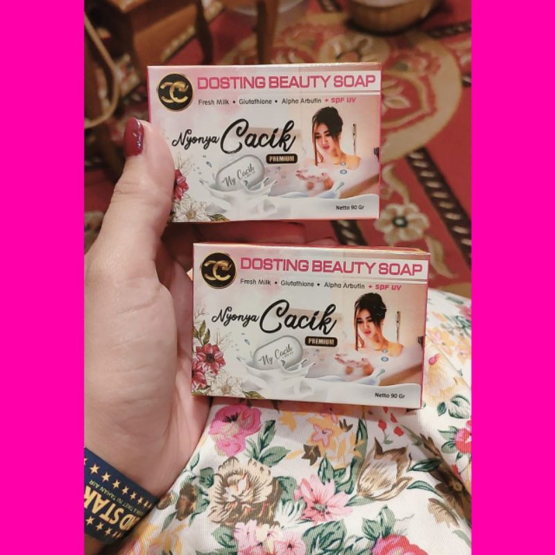 DOSTING SABUN BADAN NYONYA CACIK + SPF UV Original / Sabun Alpha Arbutin