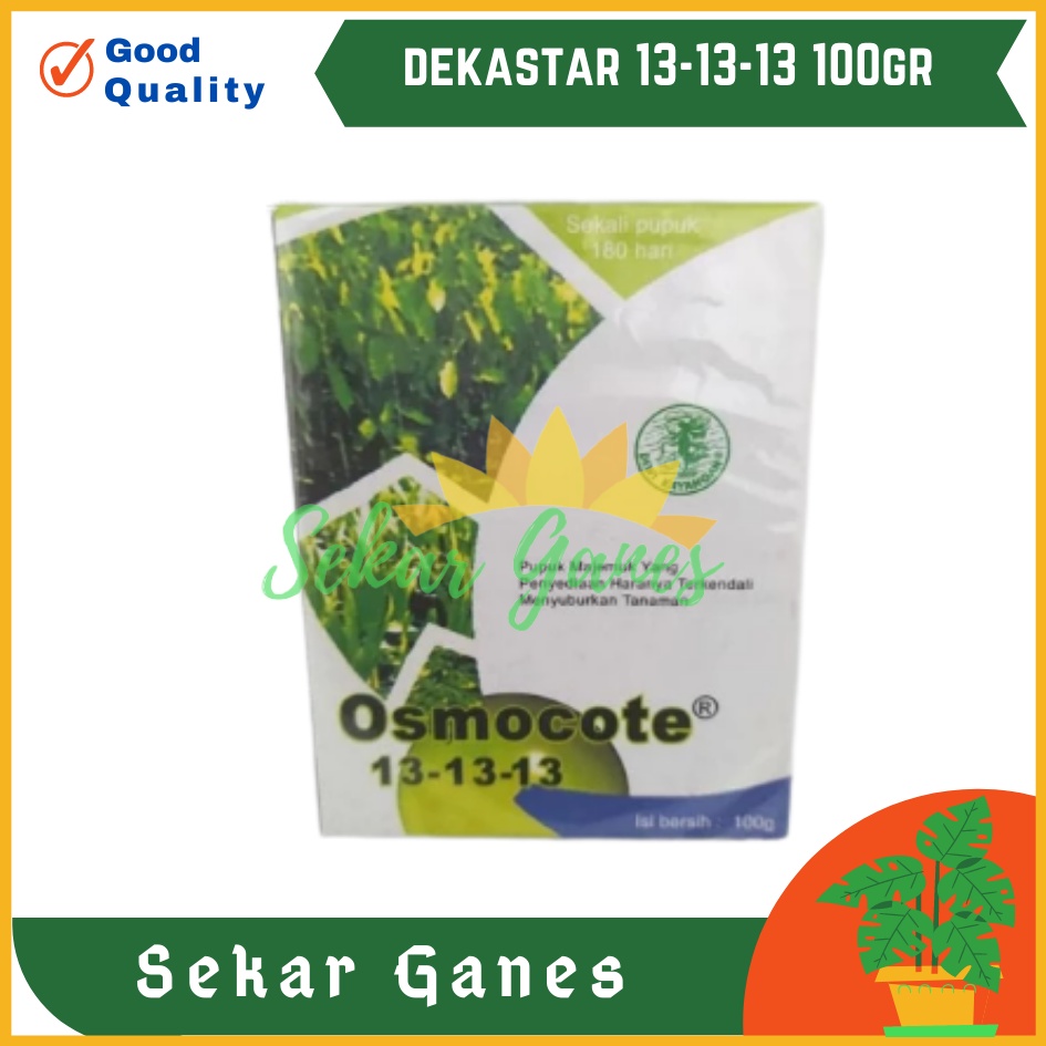 Ori Dekastar 17-11-10 13-13-13 6-13-25 Te 25 Gram Pupuk Osmocote Bonsai Anggrek Dekastar Aglonema