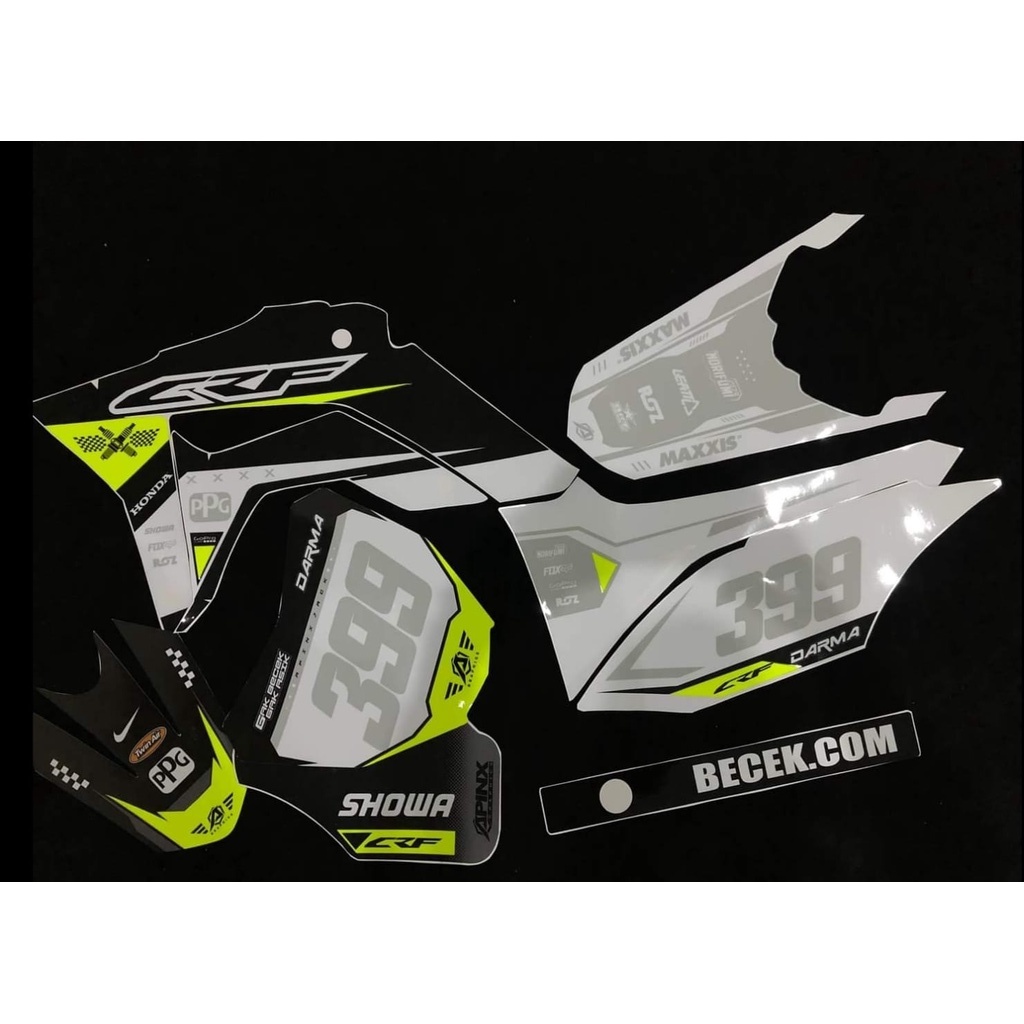 Decal Crf 150 / Sticker Decal CRF 150/ Decal Custom/Decal terbaru-KNY12-2022