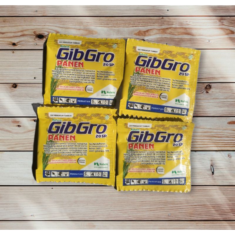 Gibgro Panen 20 SP l Zat Pengatur Tumbuh Giberelin GA3  GibGro Nufarm