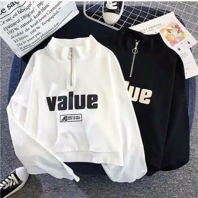 Value Crope Sweater Fashion Wanita Terlaris Sweater Wanita