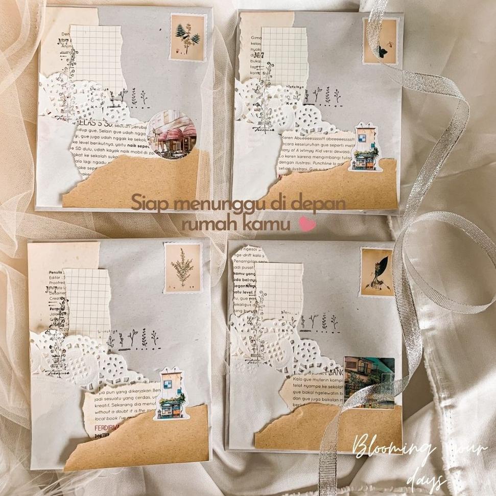 

[MQHQI9184] Journal Kit Journaling Vintage Aesthetic Jurnal 40pcs