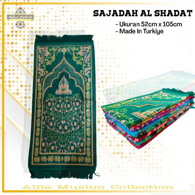 Sajadah Aidin Midi Ukuran 52 x 105 CM Sejadah Murah