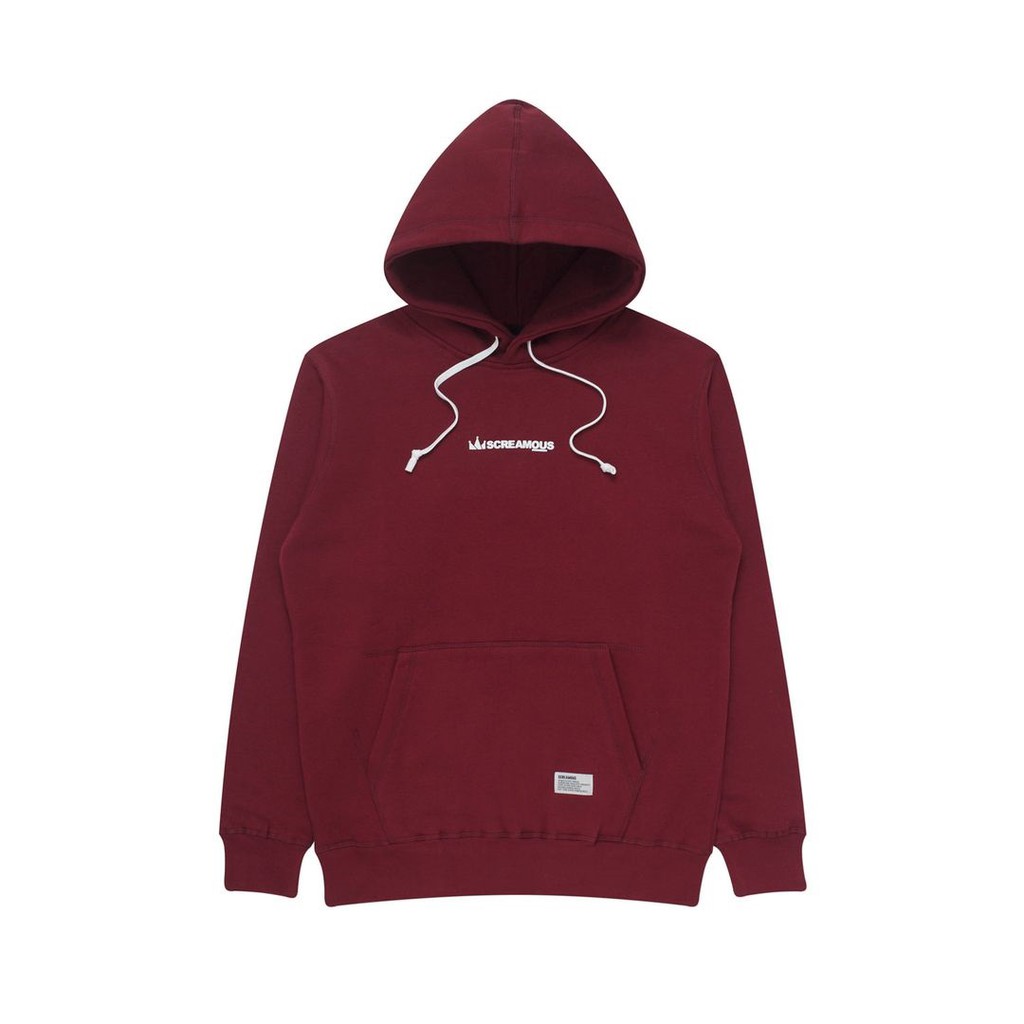 HOODIE SCREAMOUS SIGNATURE LEGEND TINY ON WHITE