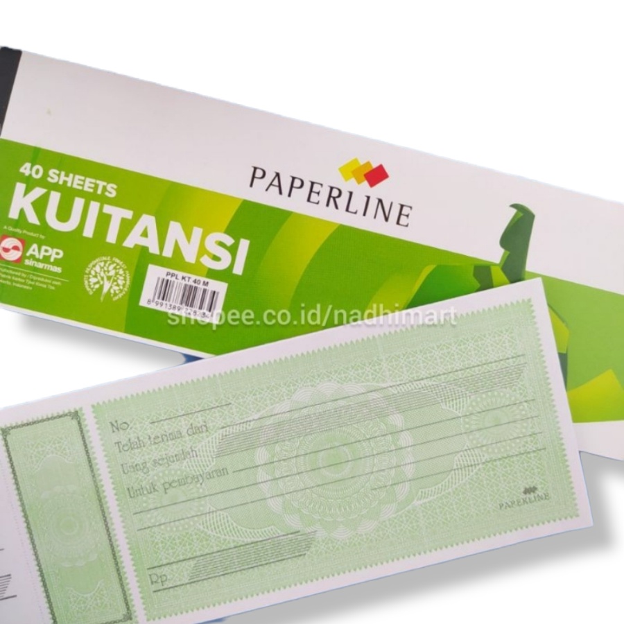 PAPERLINE KWITANSI KUITANSI KWITANSI KECIL BUKU KWITANSI / KWITANSI PAPERLINE