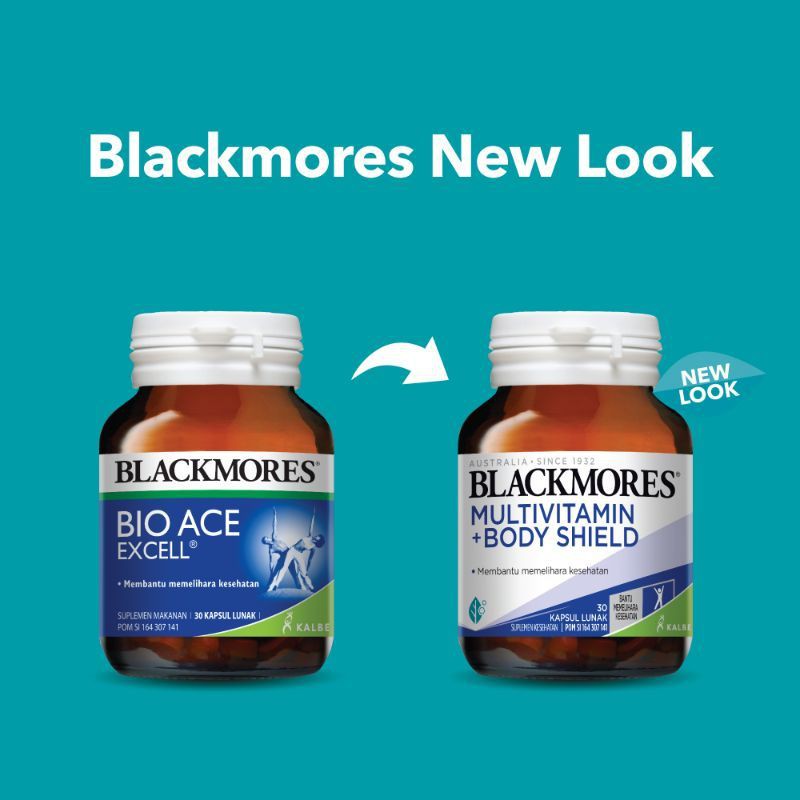 Blackmores Multivitamin + Body Shield 30Kapsul