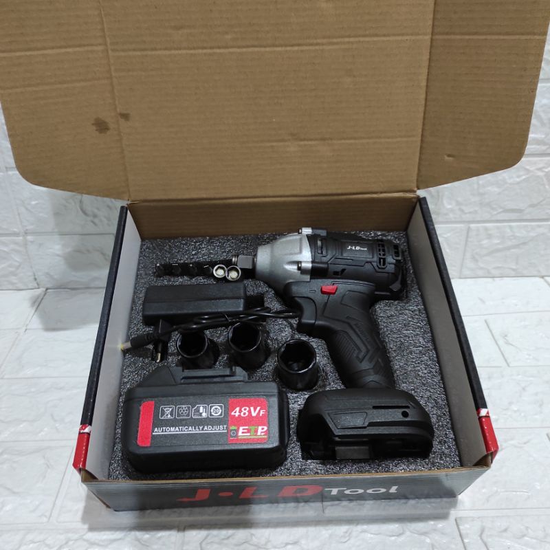 Jual JLD 48S MESIN IMPACT WRENCH 48V CORDLESS IMPACT WRENCH 48VOLT Shopee Indonesia