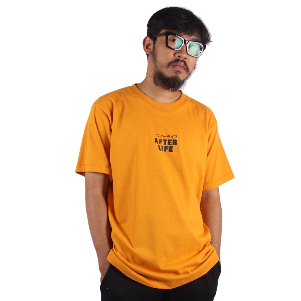 AFTERLIFE - Tshirt Lattera Mustard | 21046B