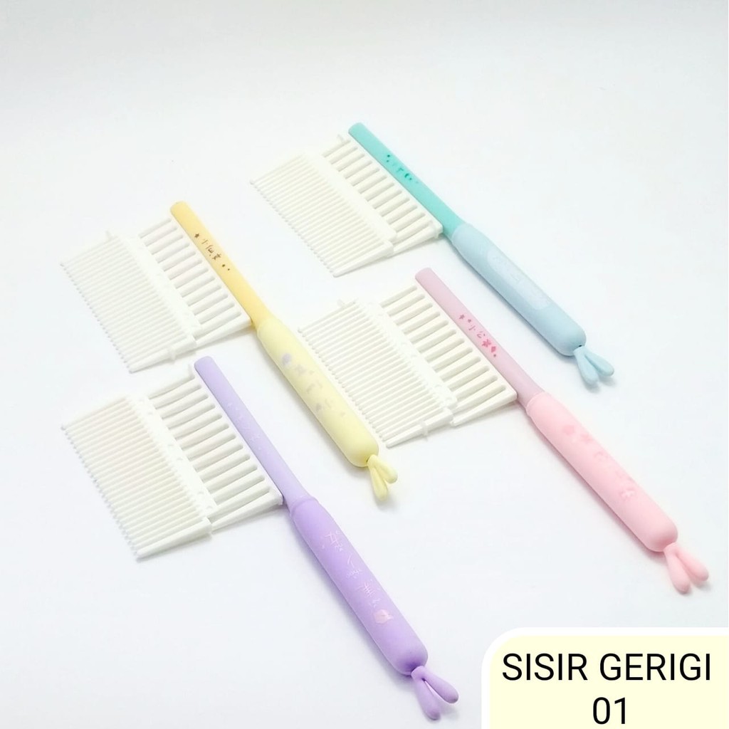 [WS] Sisir Gerigi lepas pasang / Sisir Bermotif