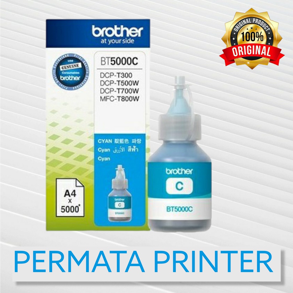 BROTHER INK BT5000C - TINTA BROTHER BT5000C CYAN ORIGINAL