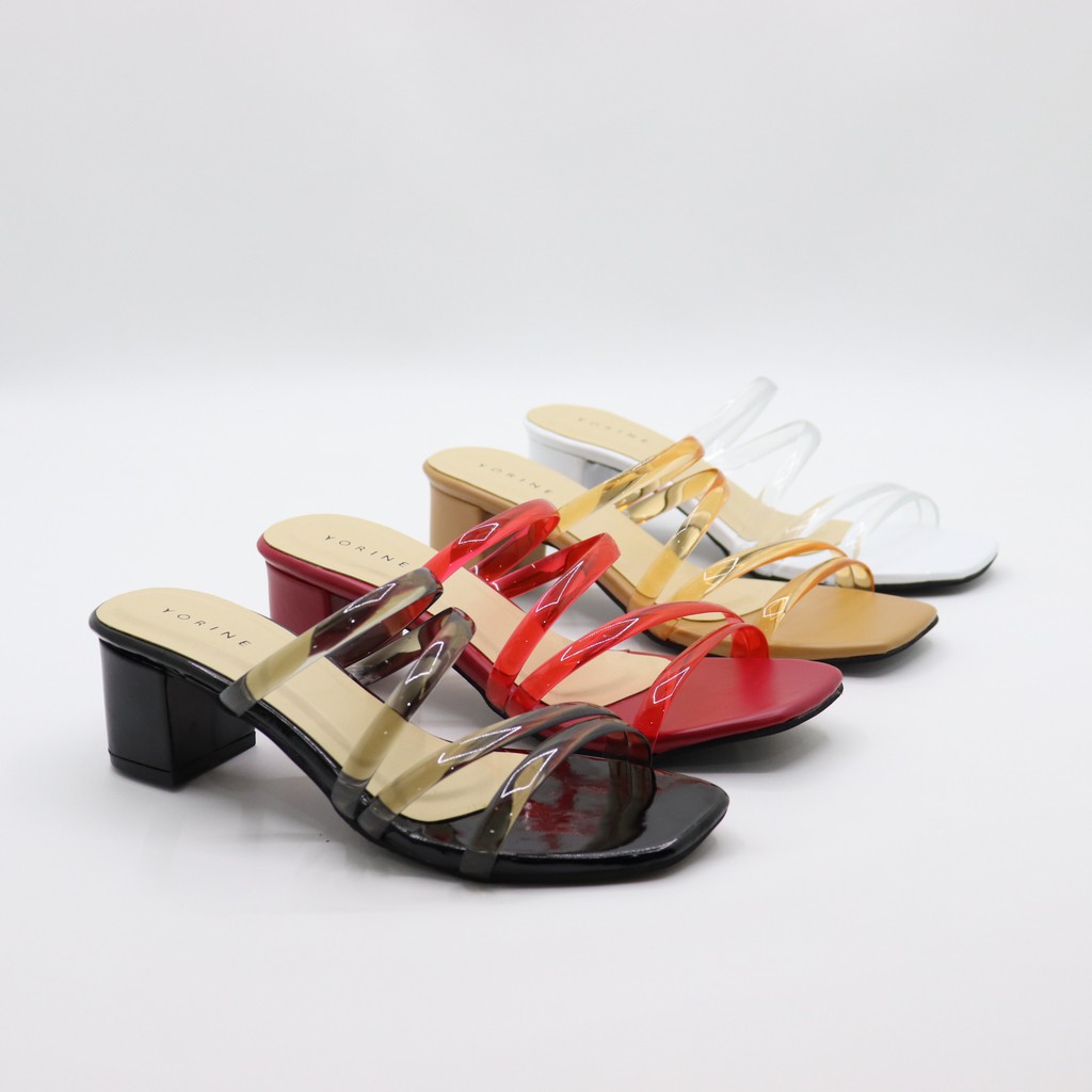 sbm_store - Sandal Wanita Marsha Heels Platform Upper Jelly HW-29