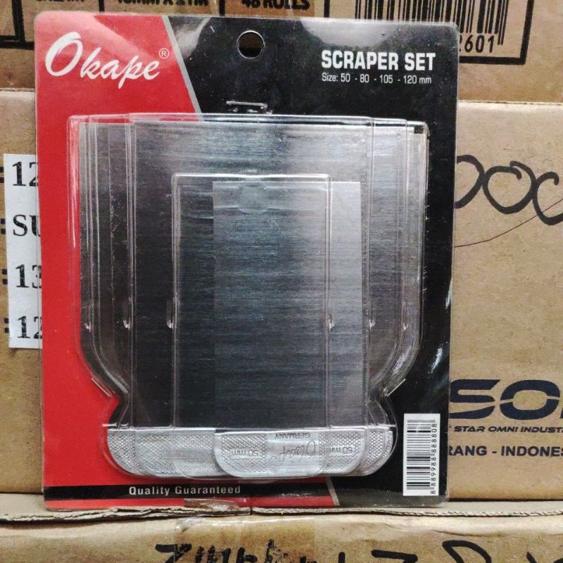 SCRAPER SET OKAPE KAPE DEMPUL 1SET