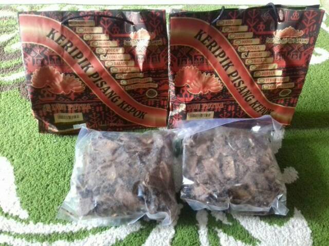 Dwiputra Kripik Pisang Coklat 225gr asli Lampung