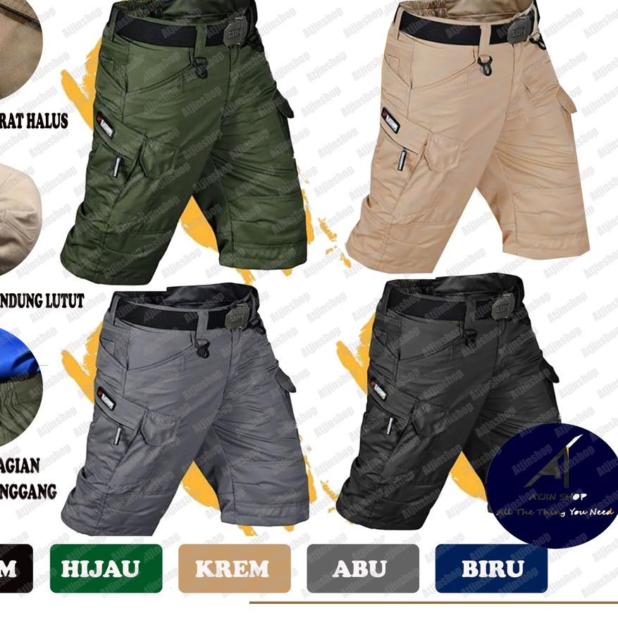 9.9✔️Celana Pendek Cargo Lapangan Blackhawk PDL Tactical Blackhawk American Drill / Celana Gunung Pr