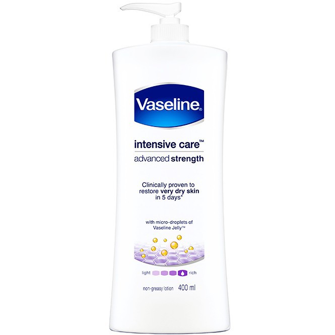 [Hazelcare] Vaseline Handbody Lotion Aloe Soothe / Perfect 10 / UV Extra Brightening / SPF 24 - 400ml