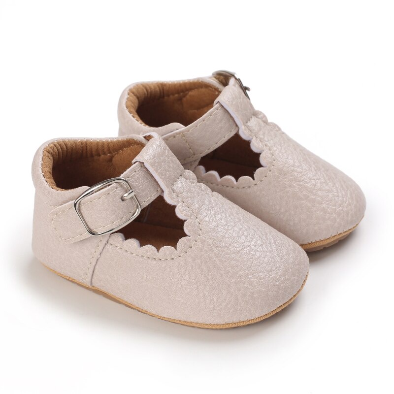 Sepatu Bayi Prewalker Perempuan Umur 0 - 12 Bulan Sepatu Casual Anak Bayi Perempuan Baby Prewaker Shoes Cewek Murah Umur 0 - 14 Bulan, umur 1 Tahun 0 - 6 Bulan Krem AK 14