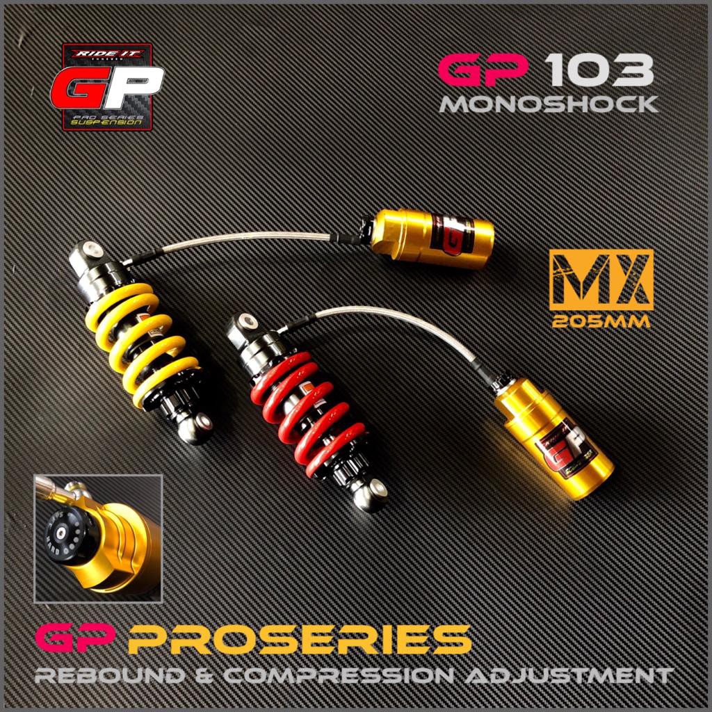 Shock Mx Tabung Pisah + Rebound GP 103 by Ride It