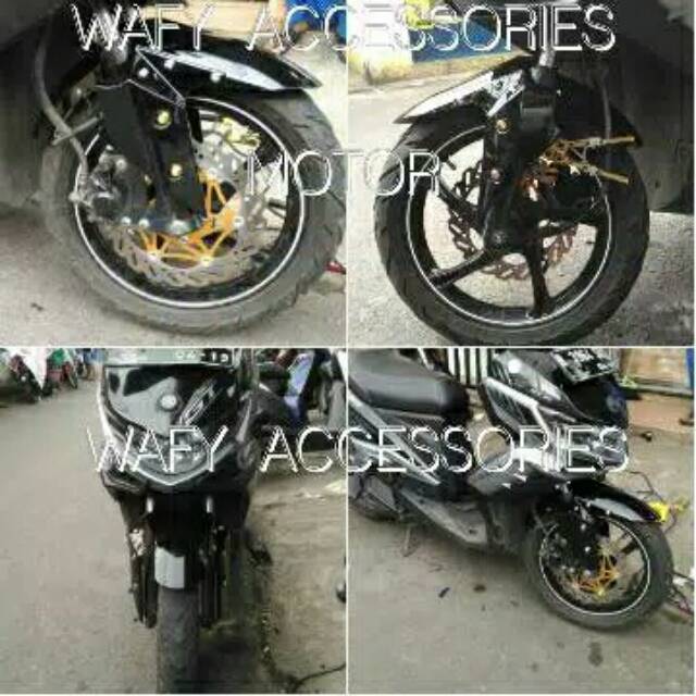 Spakbor Depan Modif Spakbor Depan Model Ninja 250 Fi Universal Semua Motor Bisa