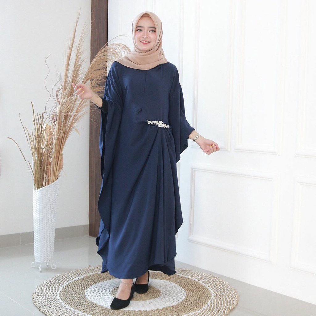 Deline Kaftan - Dress torryburch / kaftan lebaran / dress murah / kaftan murah