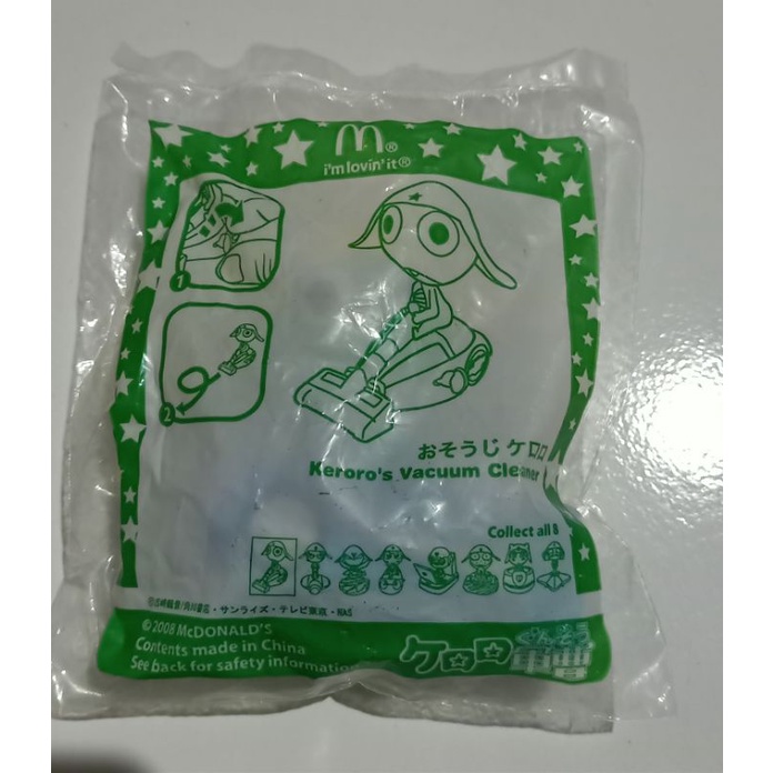 McD Happy Meal Sergeant Keroro 2008 #Keroro's Vacuum Cleaner MIP