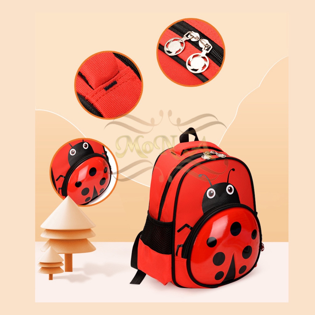 [MTOYS] Tas Ransel Anak Sekolah PG/PAUD lucu keren motif timbul karakter kartun hewan 3D Dimensi untuk Cewek- Kualitas Import Premium -M0178