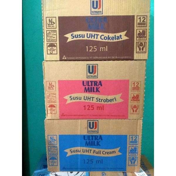 Susu Ultra UHT 125ml(1dus @40pcs)