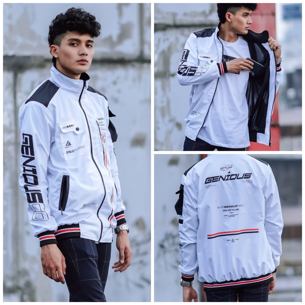 Jaket Baseball Pria - Jaket Bomber  / Jaket Parasut