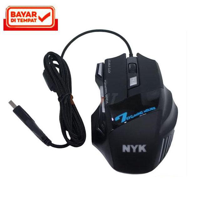 Trend NYK 2in1 Mouse Gaming G-07 + Gratis Mousepad Gaming Hunter