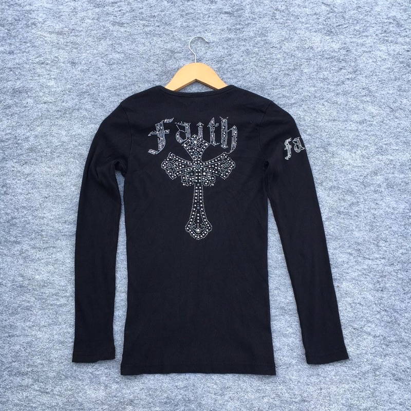 Kaos CHROME HEARTS LENGAN PANJANG FAITH