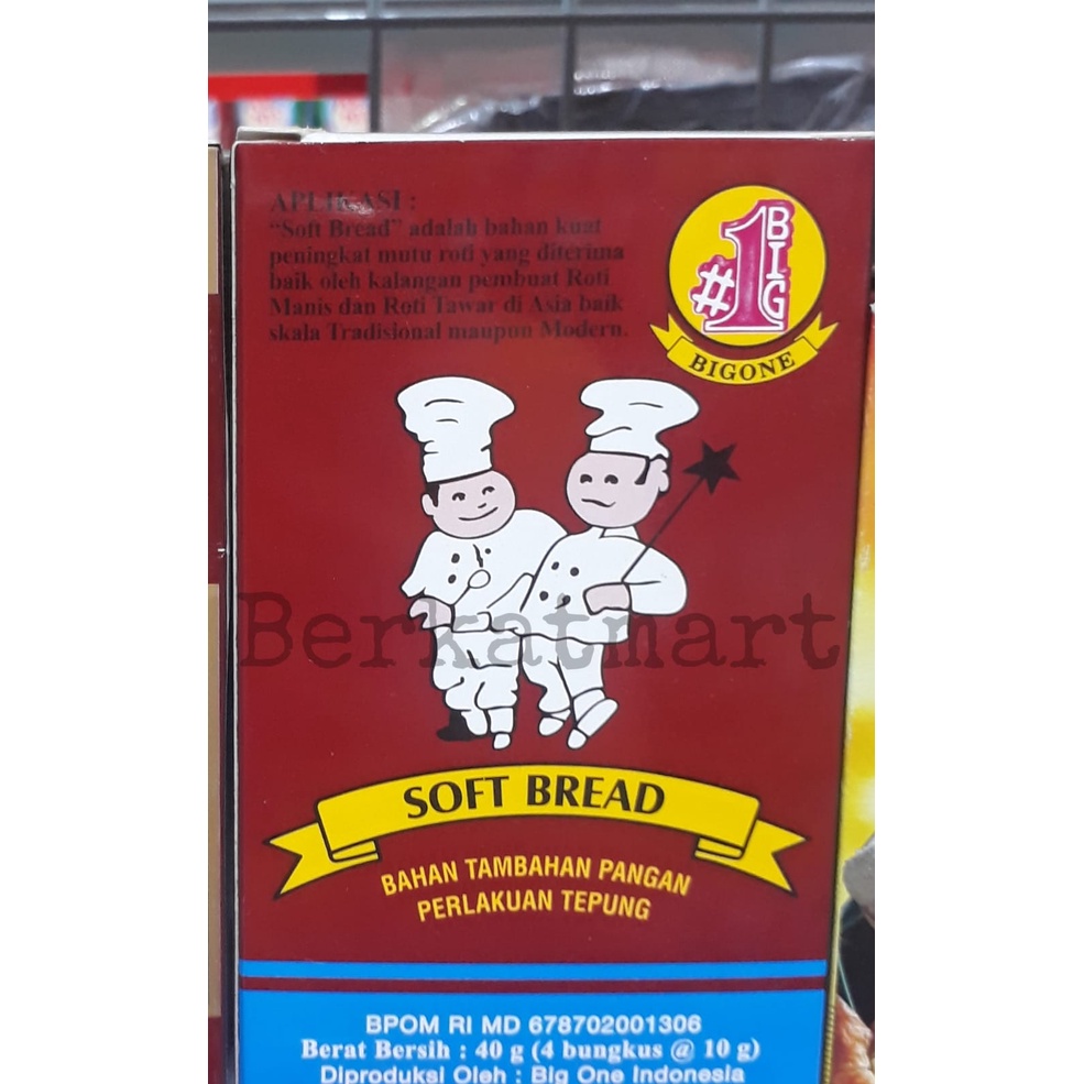 SOFT BREAD Bread Improver Pelembut Roti Donat Apom 40 Gram